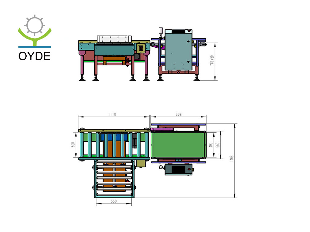 智能箱体检重秤3