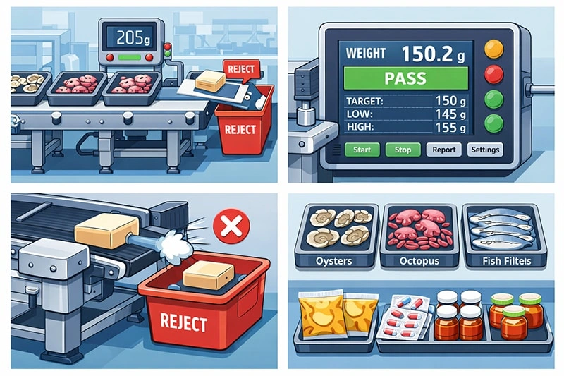 Achieve 0-Defect Production with OYDE High-Speed Checkweighers