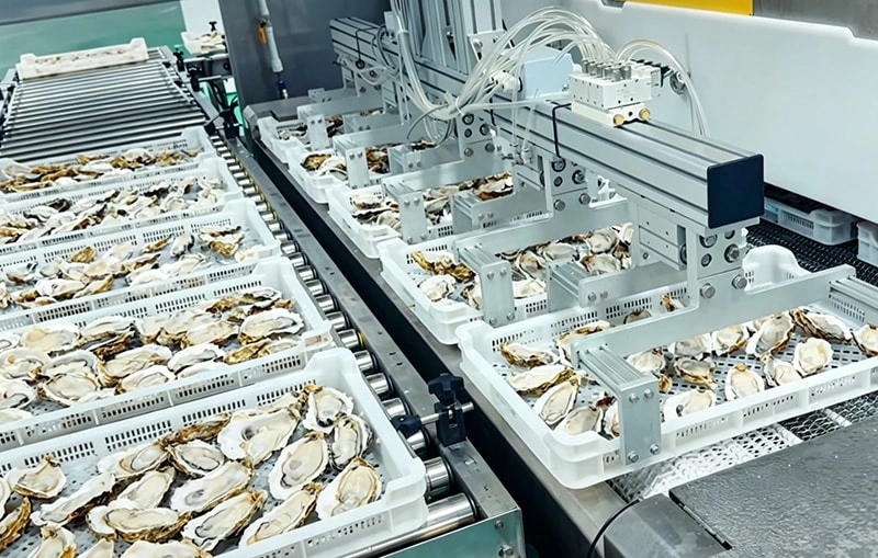Oyster Automatic Cleaning & Weight Sorting Line | Complete Solution