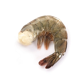 Deveined shrimp