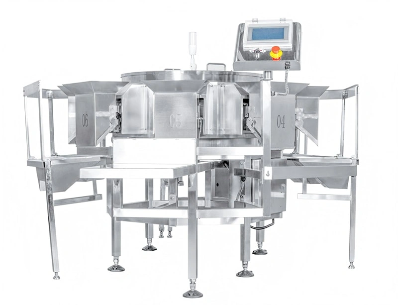Rotary Weight Sorting Machine for Crab Grading