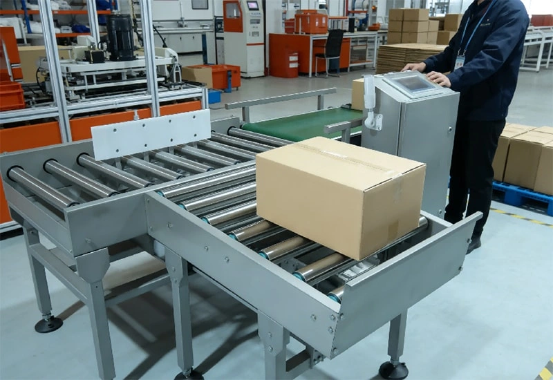 Intelligent Box Check-Weigher for Carton Weight Detection